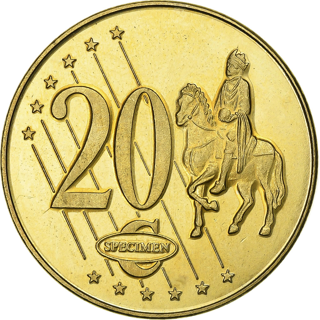 Vatican, 20 Euro Cent, 20 C, Essai-Trial Benoit XVI, 2007