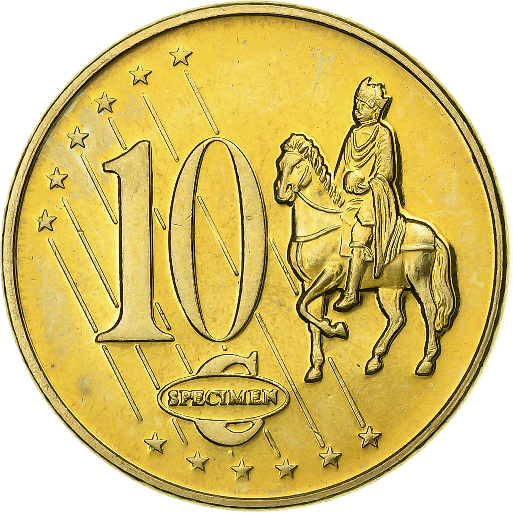 Vaticano, 10 Euro Cent, 10 C, Essai-Trial Benoit XVI, 2007