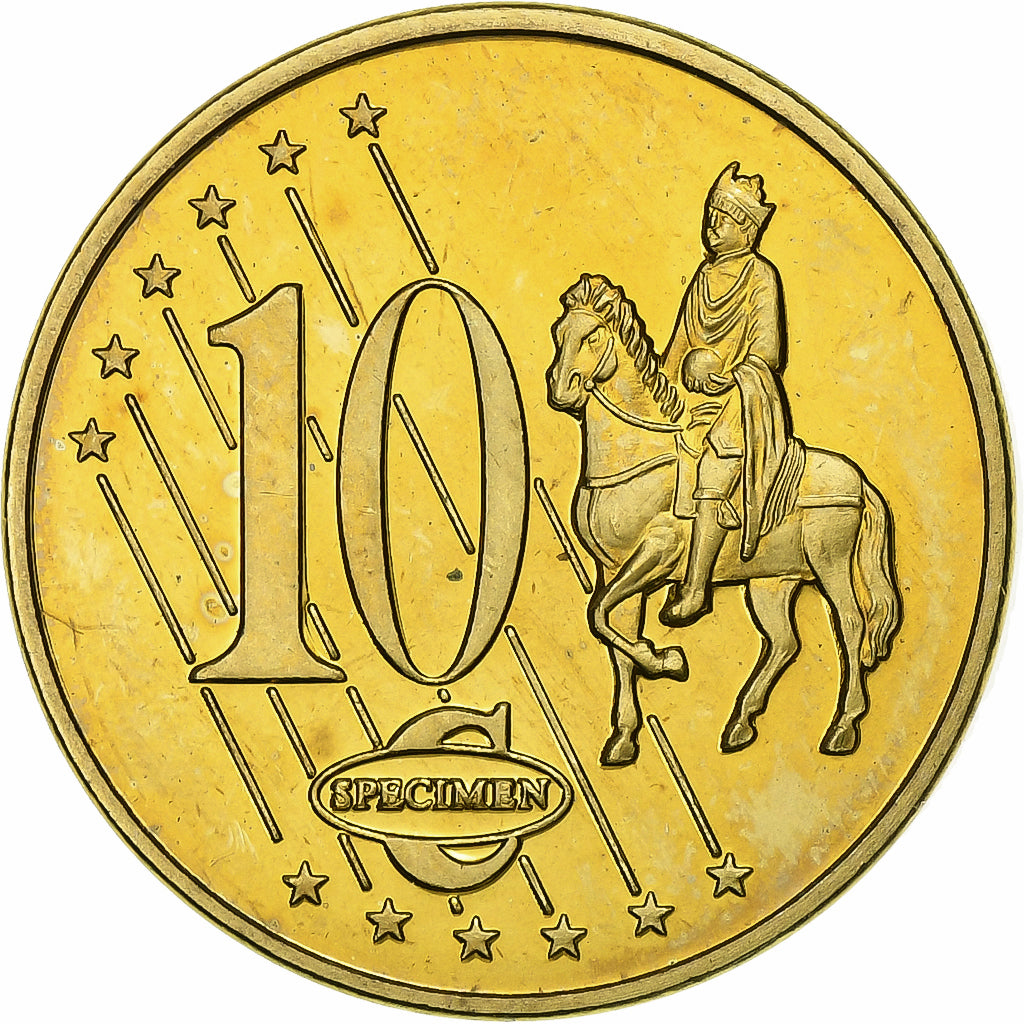Vaticano, 10 Euro Cent, 10 C, Essai-Trial Benoit XVI, 2007