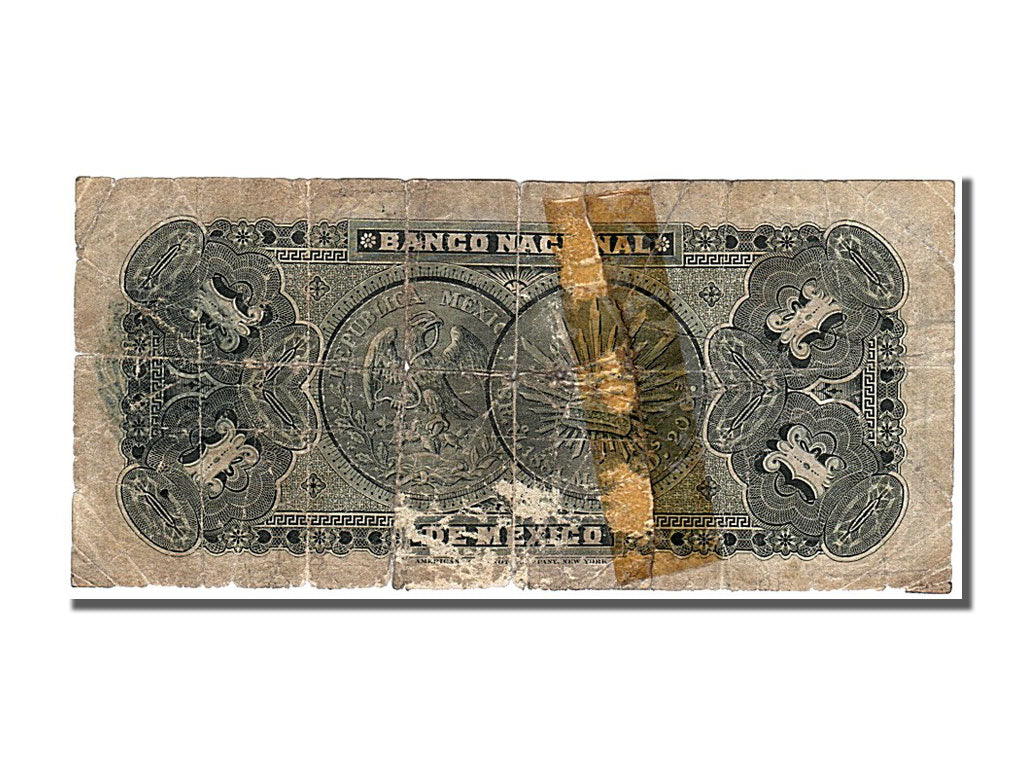 Billet, Mexique, 1 Peso, 1885, 1885-01-01, B