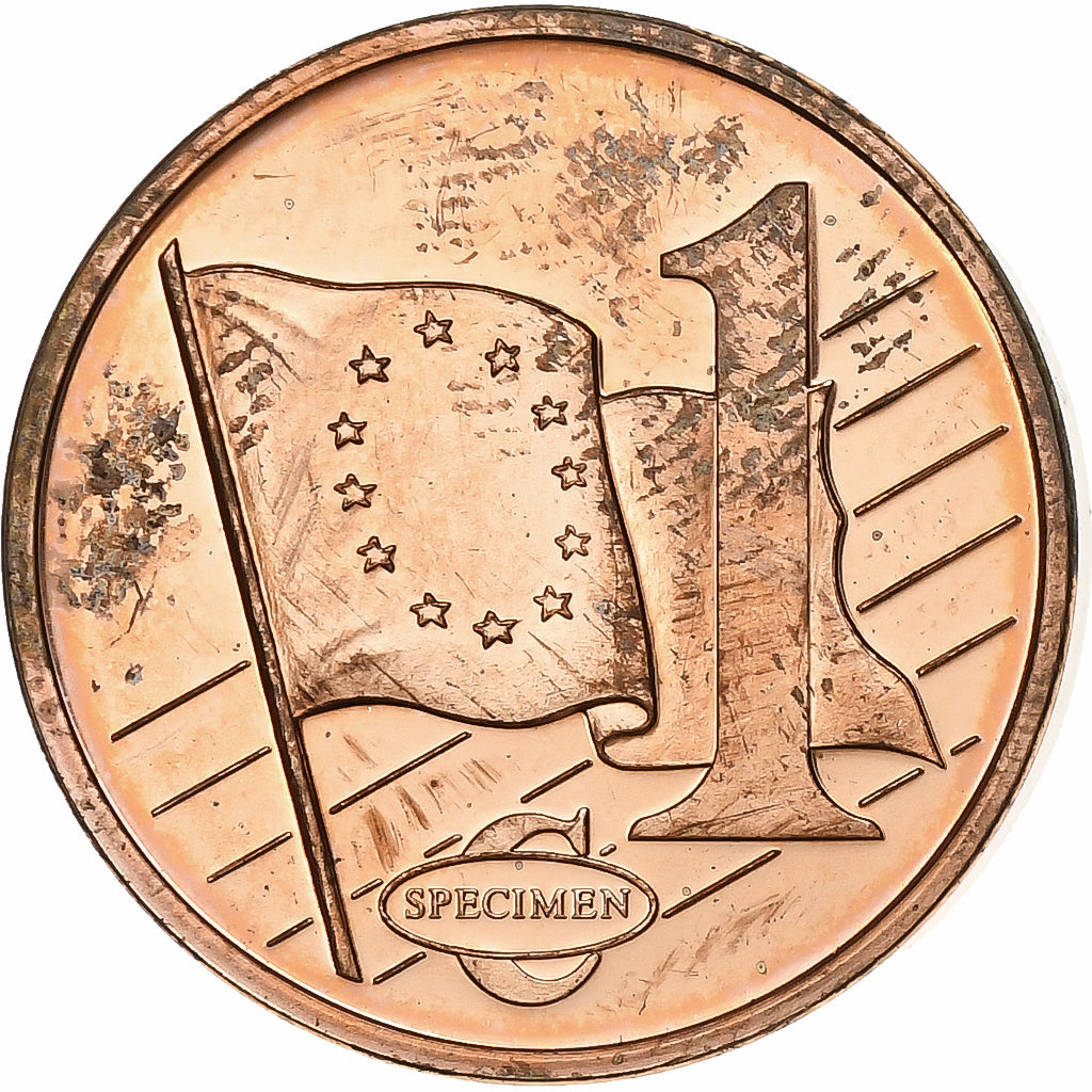 Watykan, Euro Cent, 1 C, Essai-Trial Benoit XVI, 2007, Miedź, AU(55-58)