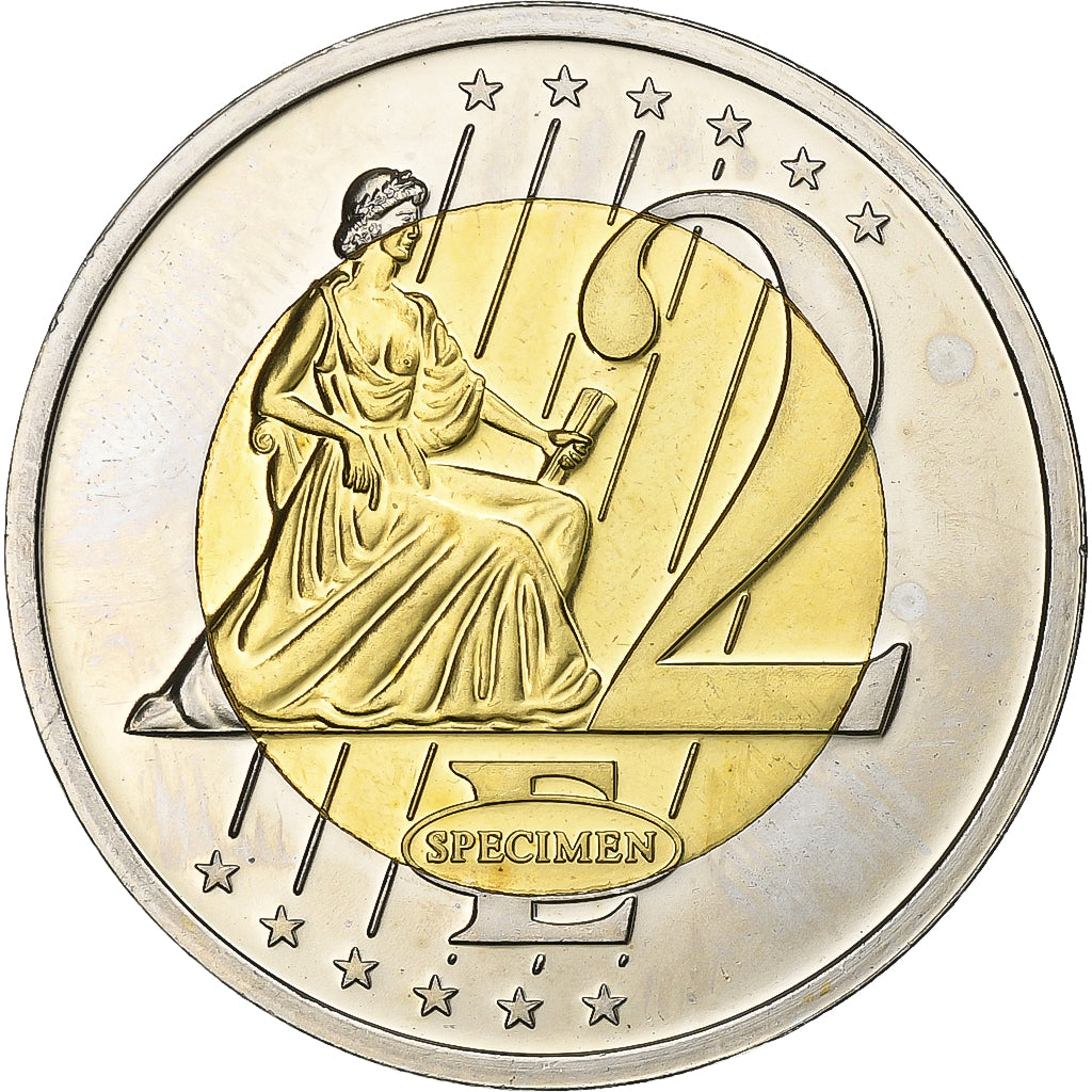 Monaco, Medal, 2 E, Essai-Trial, 2005, Bi-Metallic, MS(63)