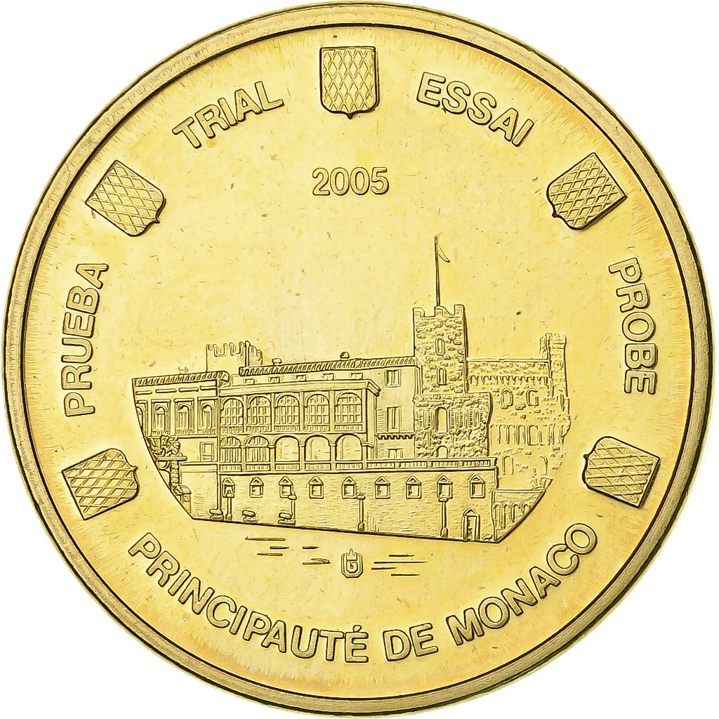 Monaco, Medaille, 20 C, Essai-Trial, 2005, Cupro-aluminium-nickel, UNZ