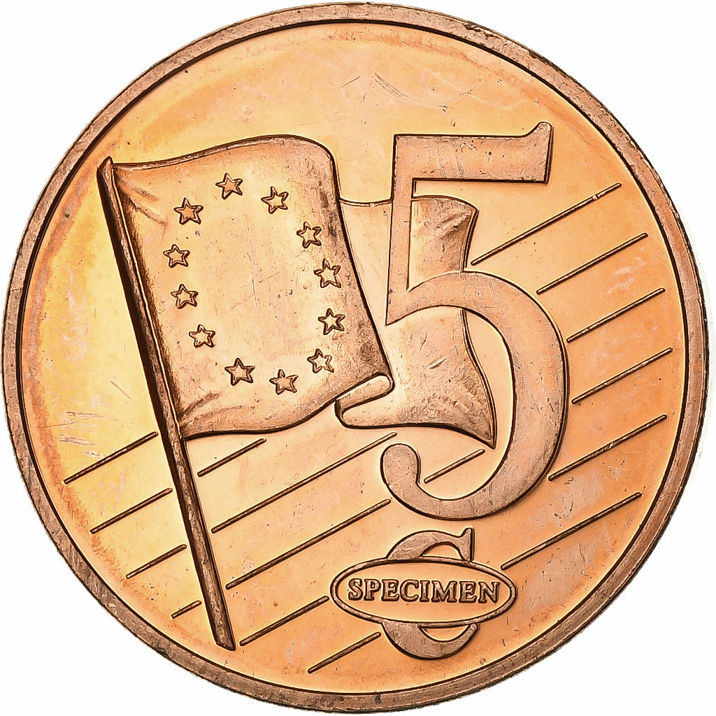 Monaco, Medal, 5 C, Essai-Trial, 2005, Copper, MS(63)