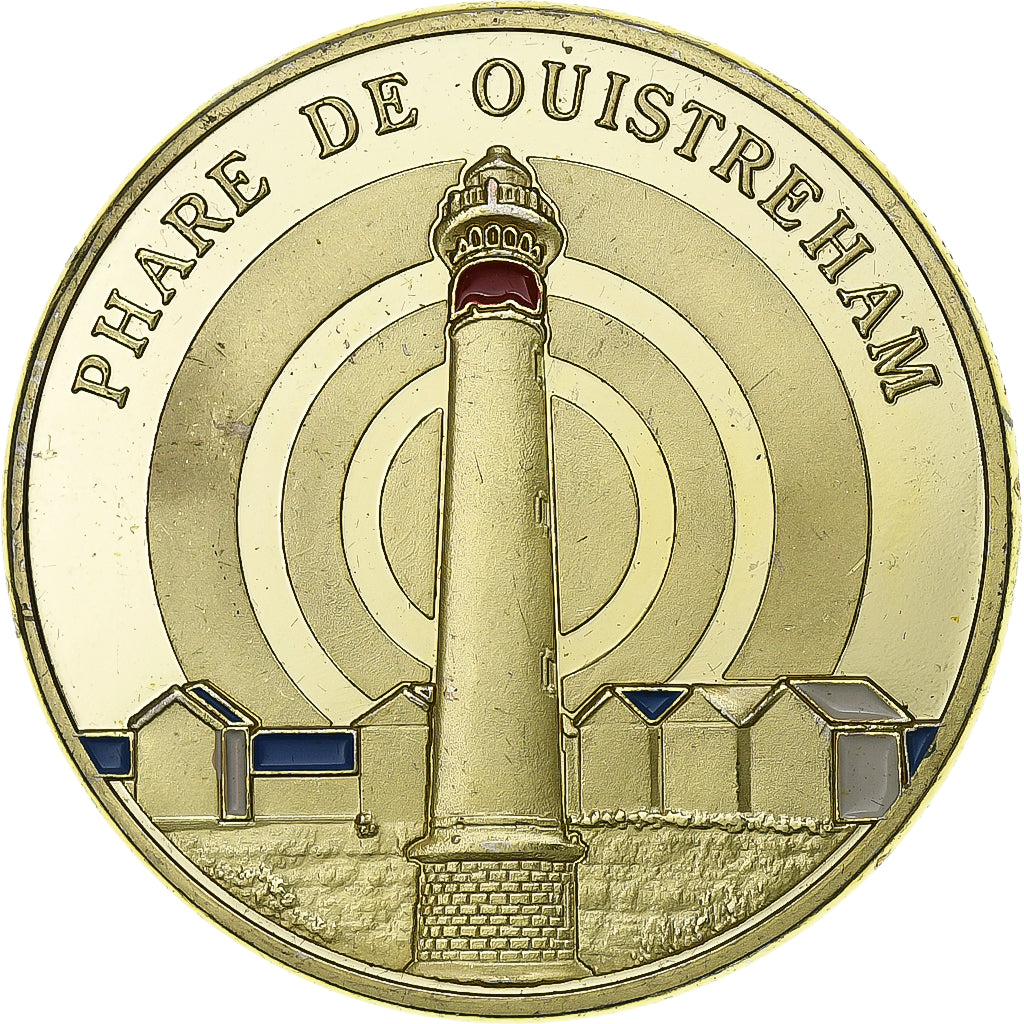 Francja, Token, Normandie - Phare de Ouistreham, Miedzionikiel Aluminium