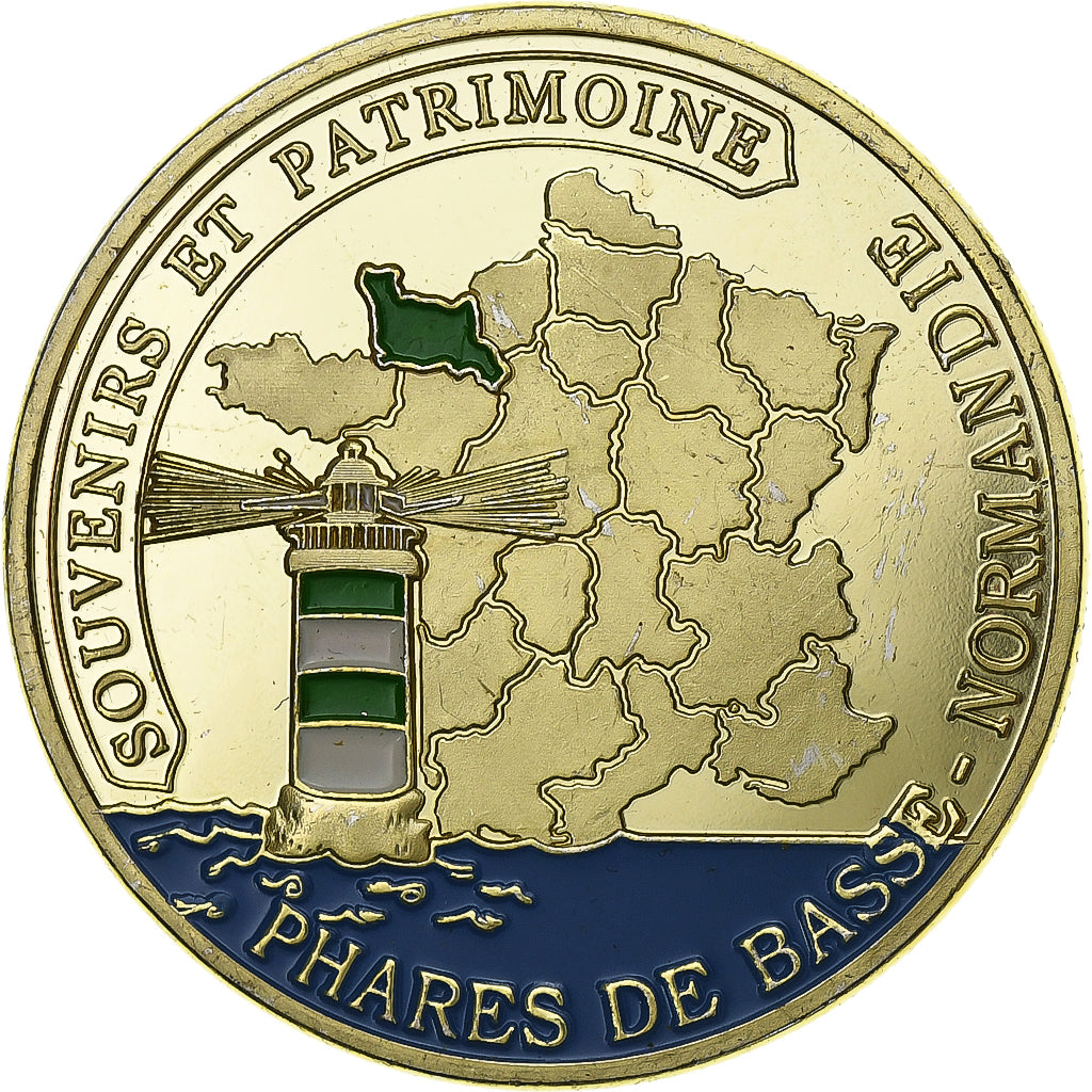 Francja, Token, Normandie - Phare de Ouistreham, Miedzionikiel Aluminium