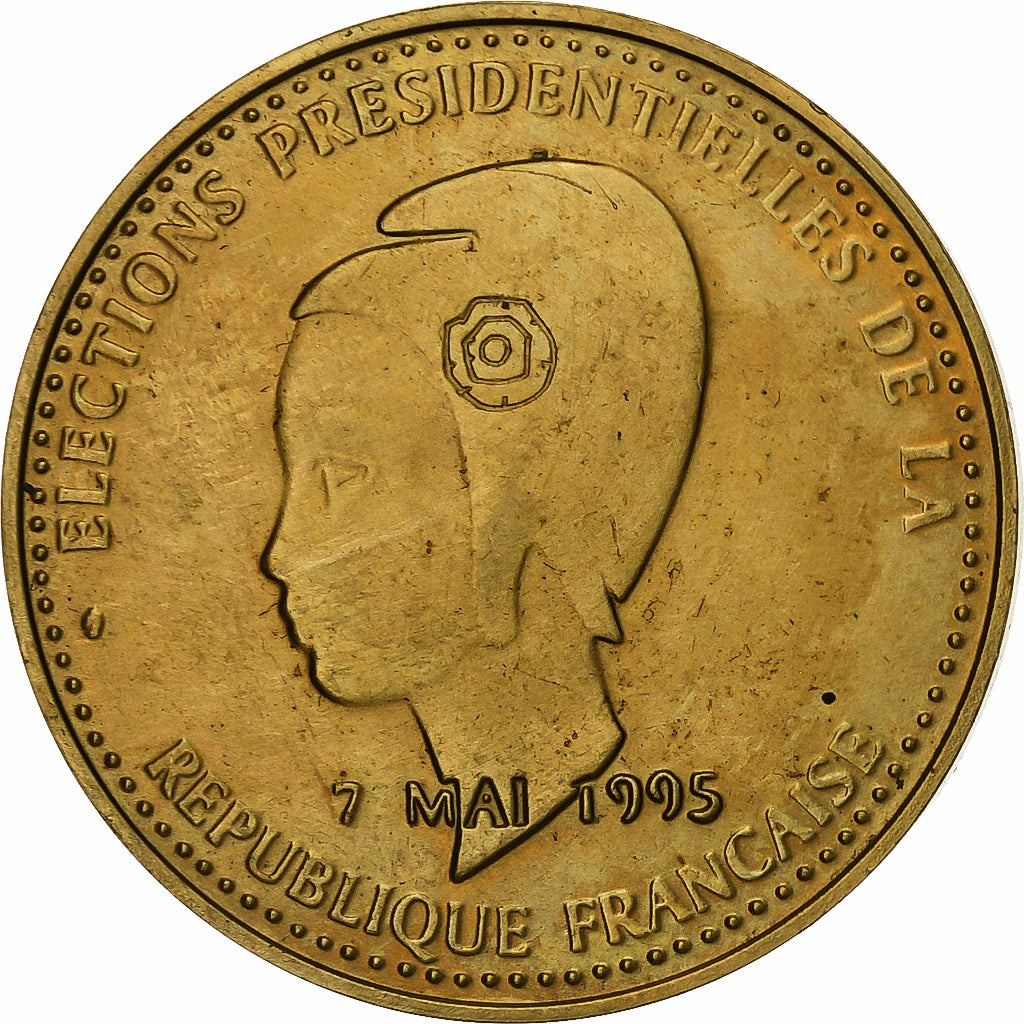 Frankreich, Medaille, Jacques Chirac, Elections Présidentielles, 1995, Bronze