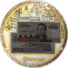 Luxembourg, Medal, Adieu à la Monnaie Luxembourgeoise, 2002, Copper-nickel