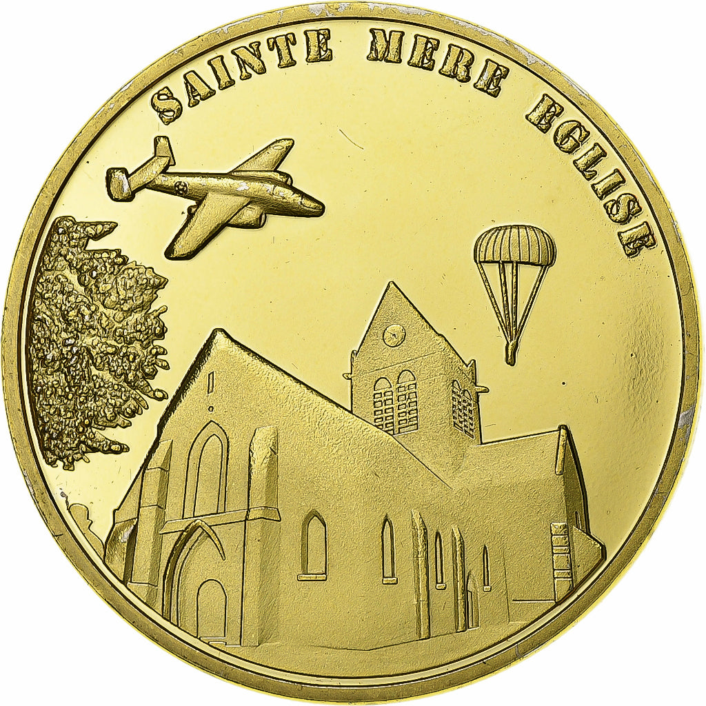 Frankrijk, Token, Sainte-Mère Eglise, Copper-nickel Aluminium, Souvenirs et