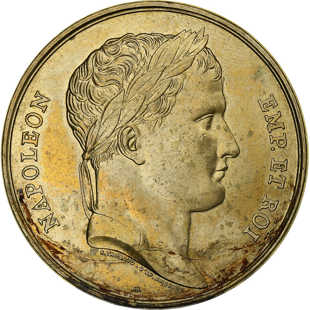 France, Medal, Le sacre de Napoléon Ier par Pie VII, Bronze, AU(50-53)