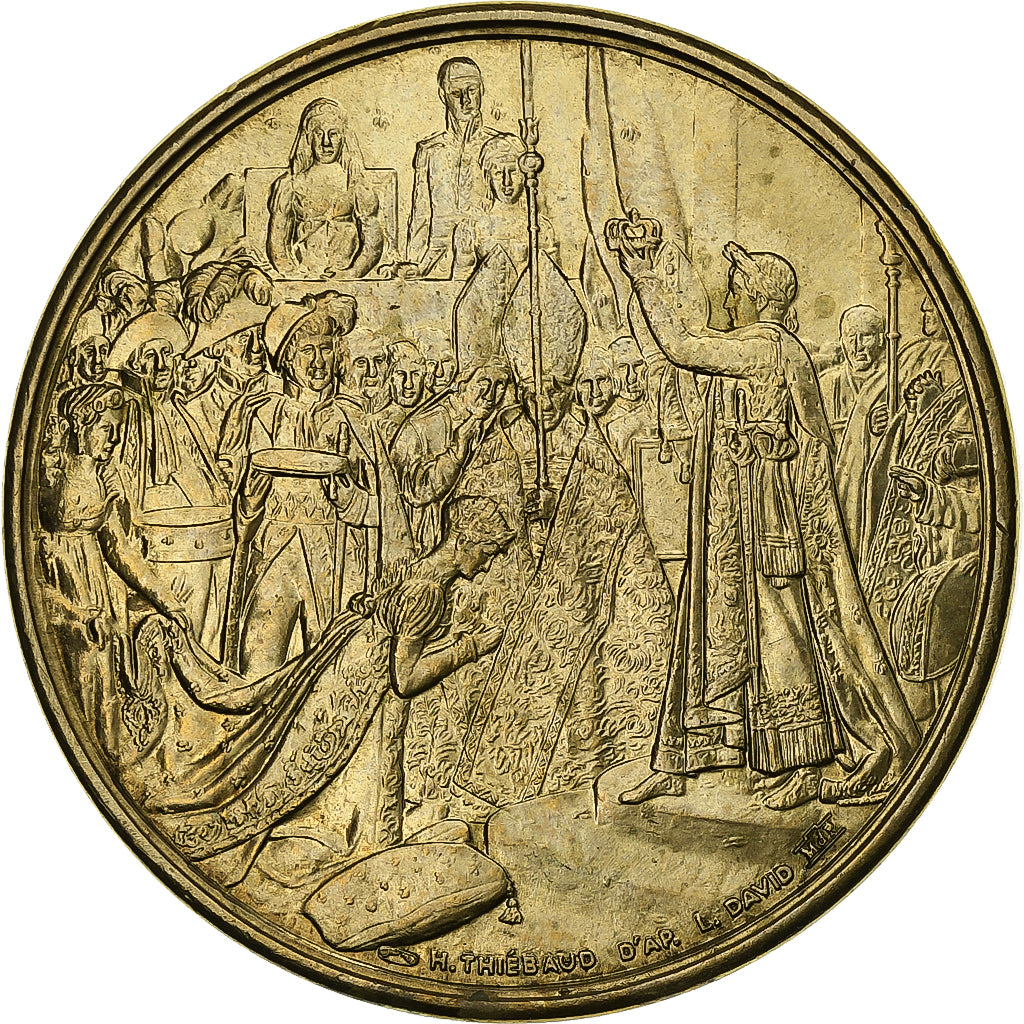 France, Medal, Le sacre de Napoléon Ier par Pie VII, Bronze, AU(50-53)