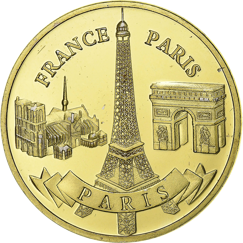 France, Jeton, Monuments de Paris, La Tour Eiffel, Cupro-nickel Aluminium, SUP
