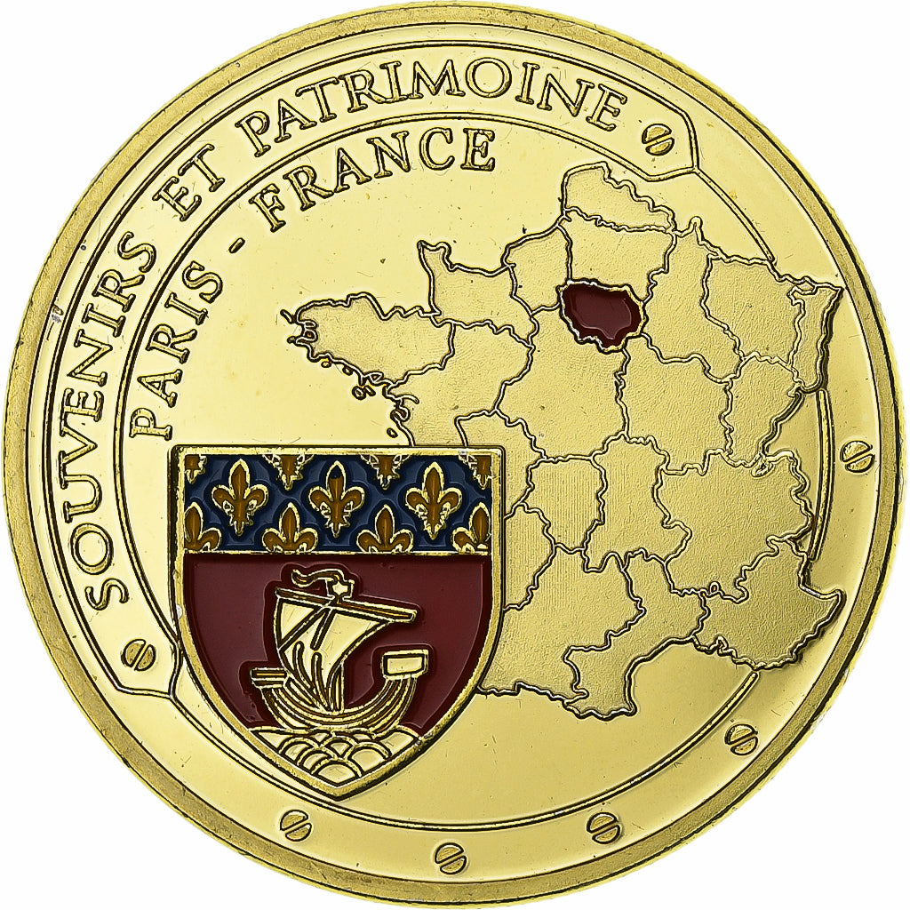 France, Jeton, Monuments de Paris, La Tour Eiffel, Cupro-nickel Aluminium, SUP