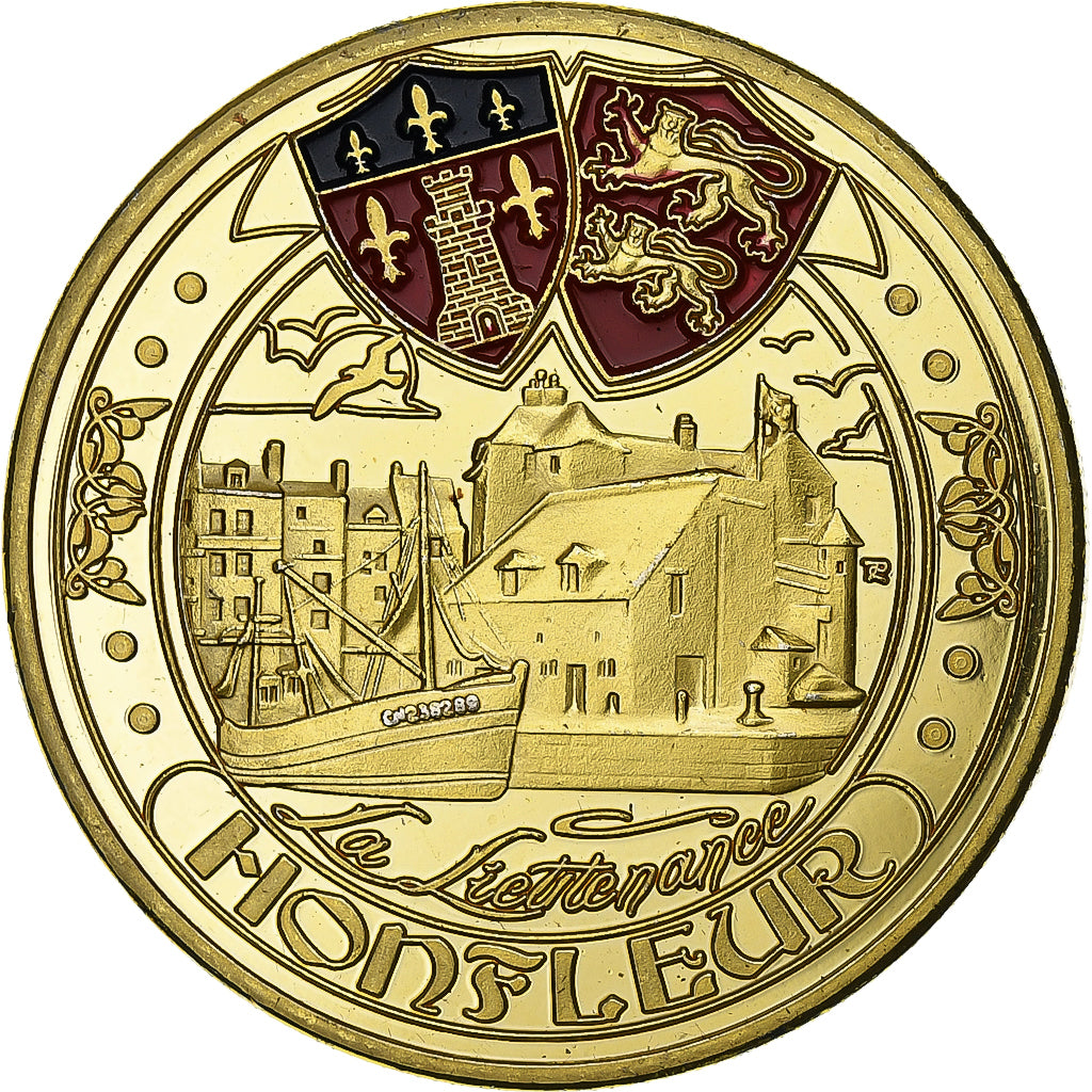 France, Jeton, 14/ Honfleur, Cupro-nickel Aluminium, SUP, Souvenirs et