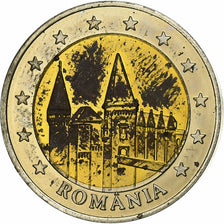 Romania, 2 Euro, unofficial private coin, Bi-Metallic, AU(55-58)