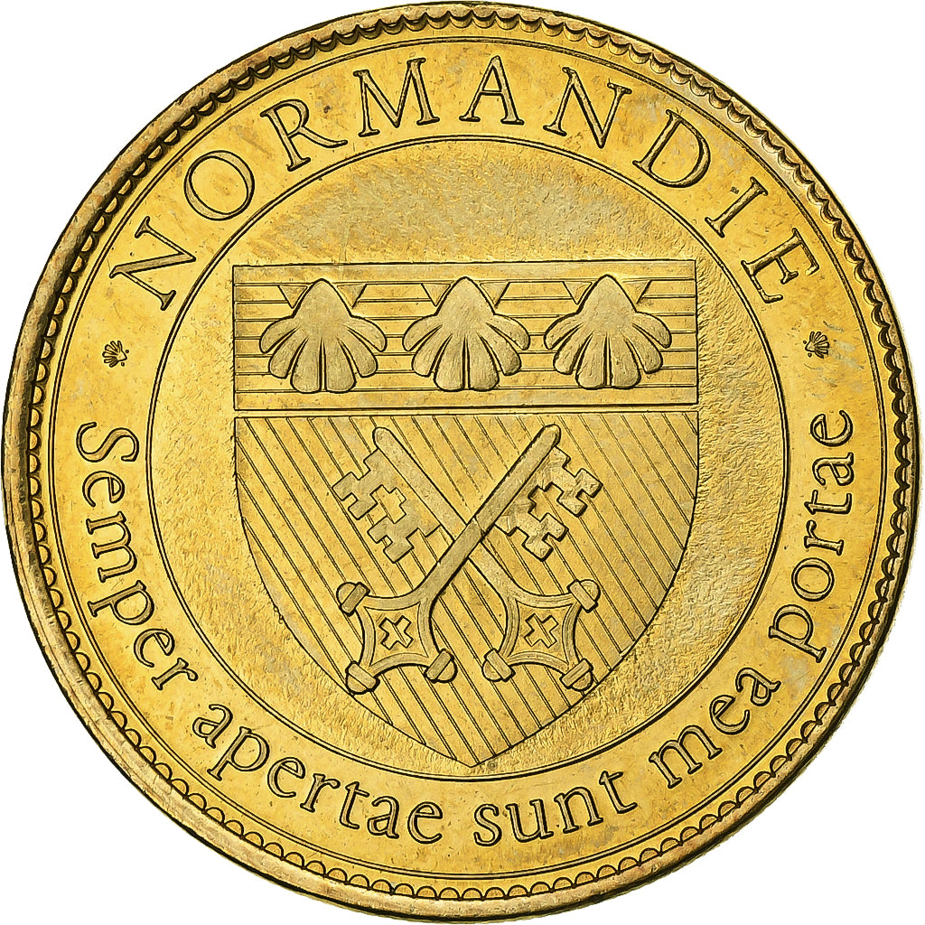 France, Token, Etretat -  Les Falaises, Copper-nickel Aluminium, Arthus