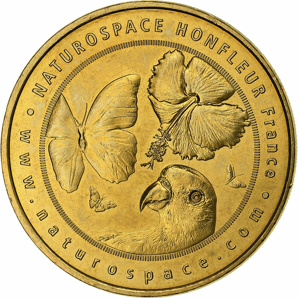 França, Token, Honfleur - Naturospace n°2 - Le perroquet, 2014, Cuproníquel