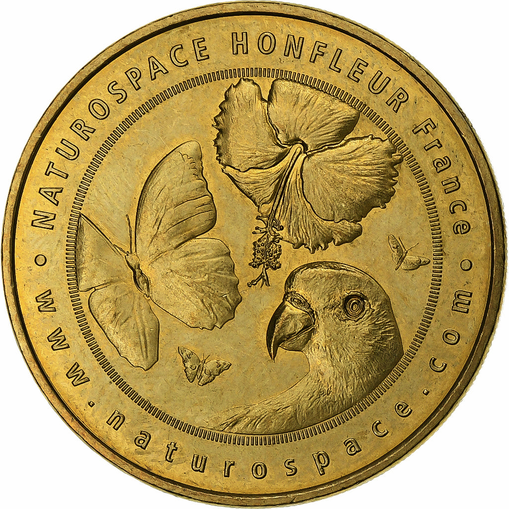 Frankreich, betaalpenning, Honfleur - Naturospace n°2 - Le perroquet, 2014