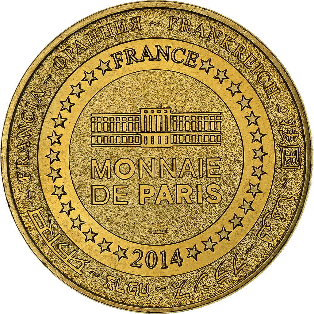 Frankreich, betaalpenning, Honfleur - Naturospace n°2 - Le perroquet, 2014