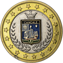 Francia, ficha, Cancale, Bi-metallico, SPL-
