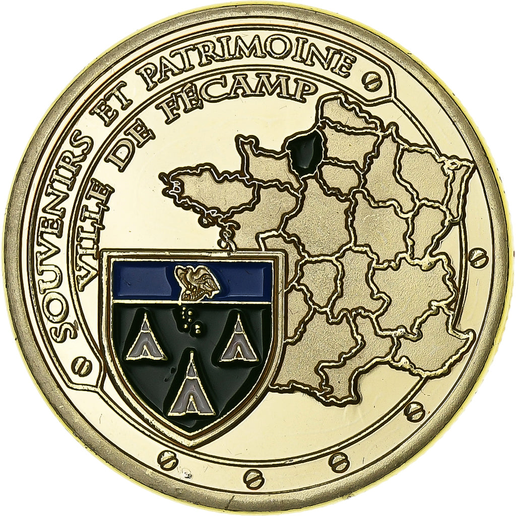 France, Token, Fécamp - Palais de la Bénédictine, Copper-nickel Aluminium
