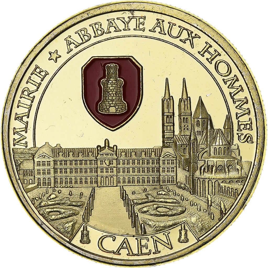 France, Token, Caen - Mairie et Abbaye aux Hommes, Copper-nickel Aluminium
