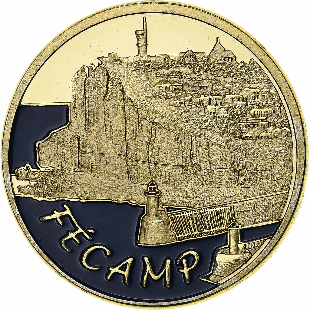 Francja, Token, 76/ Fécamp, Miedzionikiel Aluminium, Souvenirs et Patrimoine