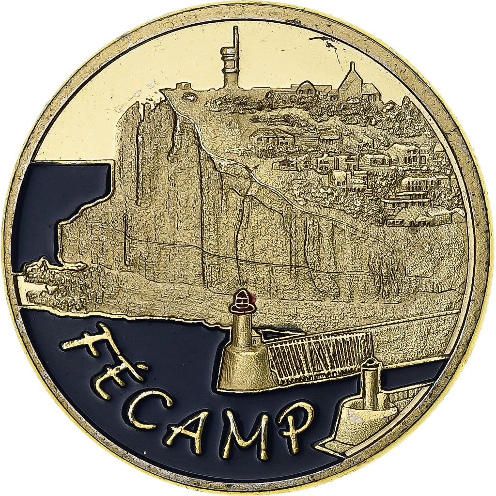 Francja, Token, 76/ Fécamp, Miedzionikiel Aluminium, Souvenirs et Patrimoine