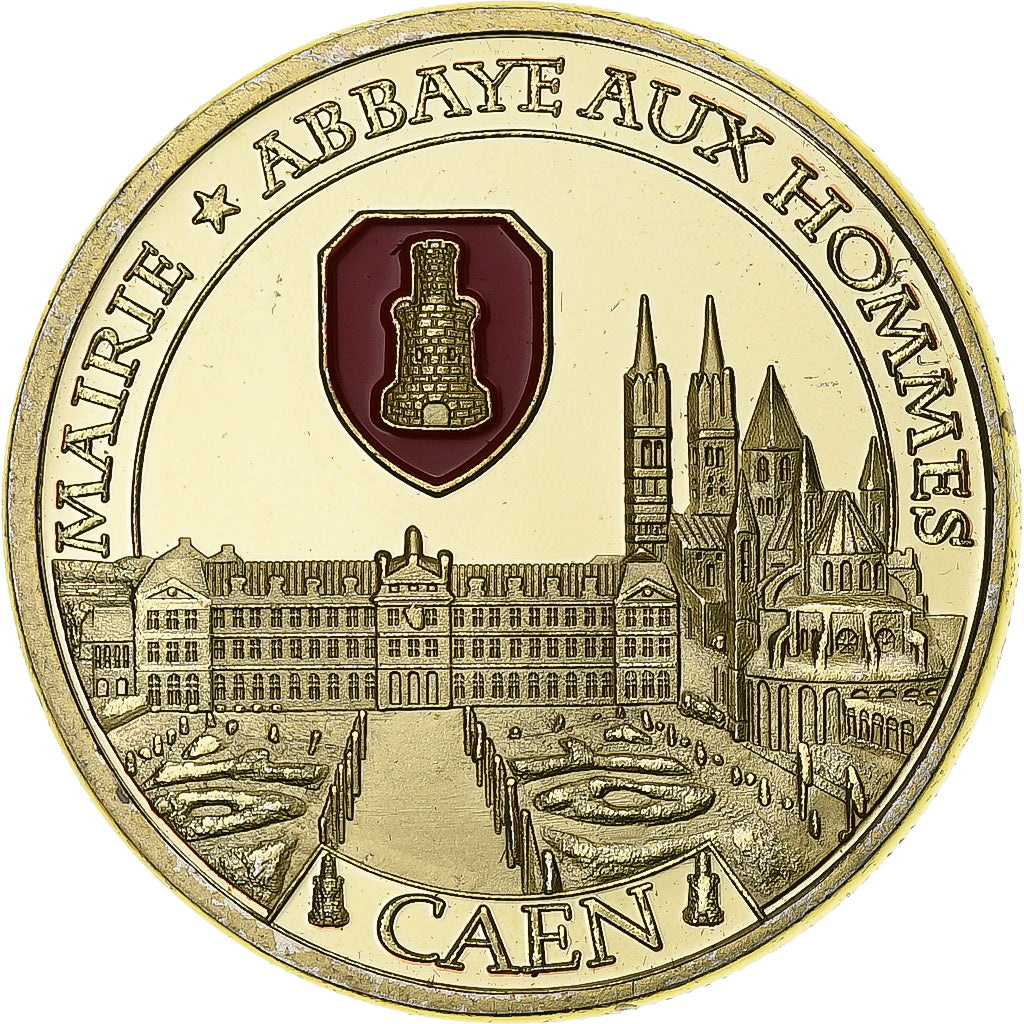 France, Token, Caen - Mairie et Abbaye aux Hommes, Copper-nickel Aluminium