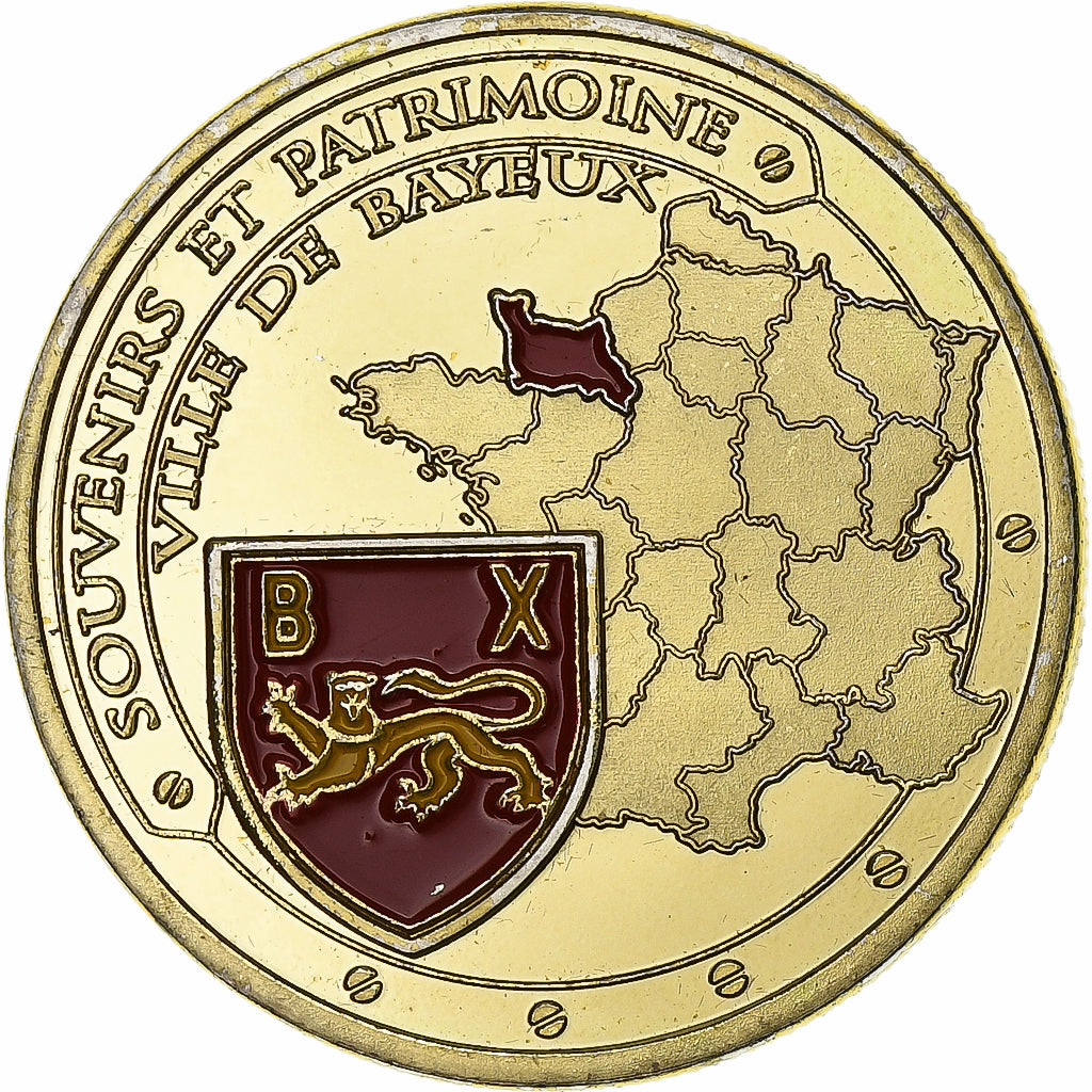 France, Token, 14/ Bayeux - Tapisseries - Drakkar, Copper-nickel Aluminium