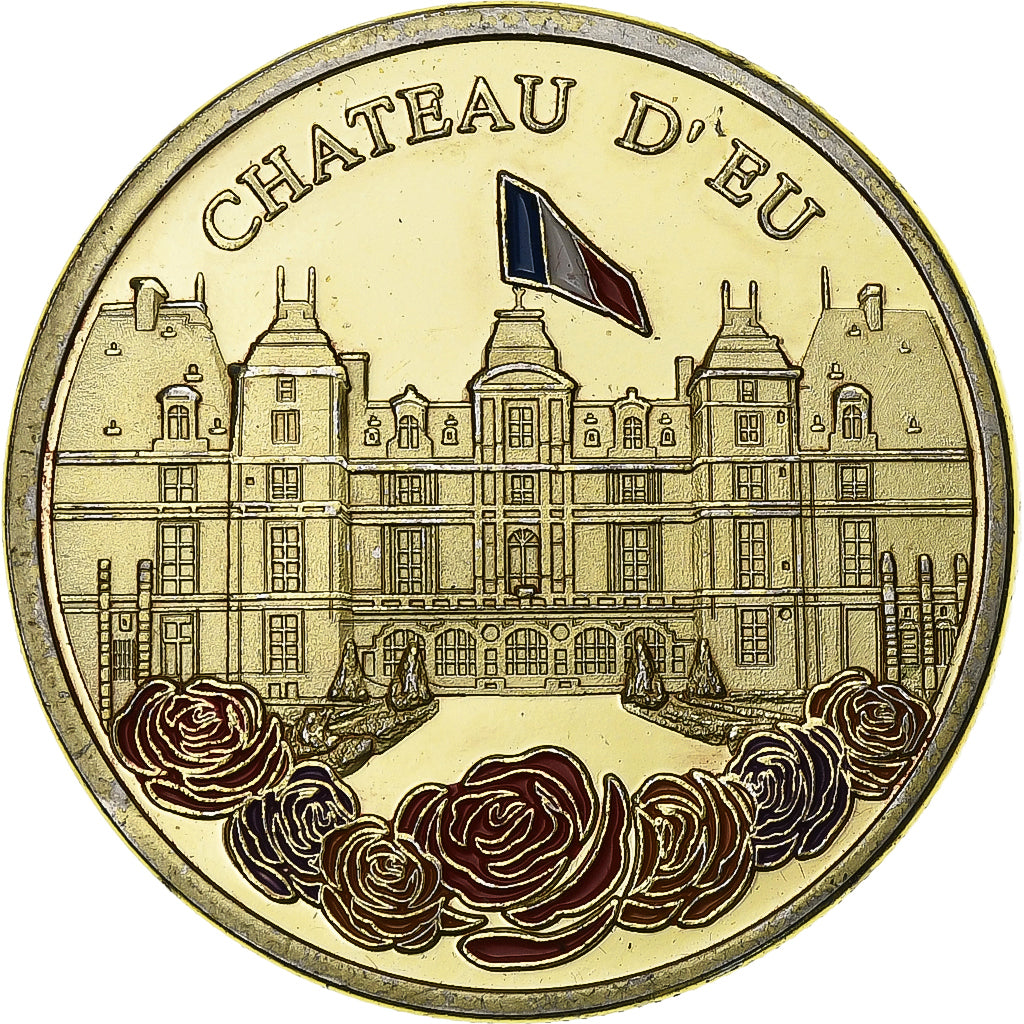 Francja, Token, Le Château d'Eu, Miedzionikiel Aluminium, Souvenirs et