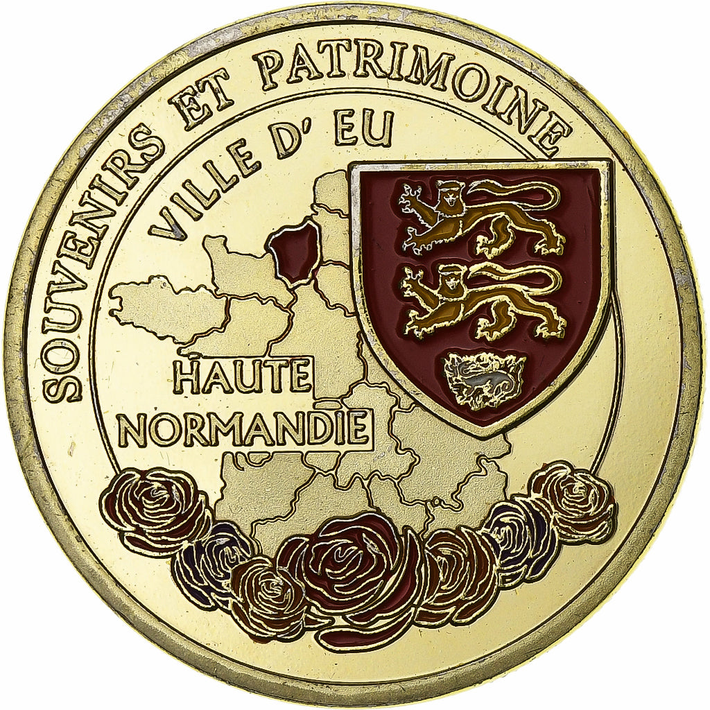 Francja, Token, Le Château d'Eu, Miedzionikiel Aluminium, Souvenirs et
