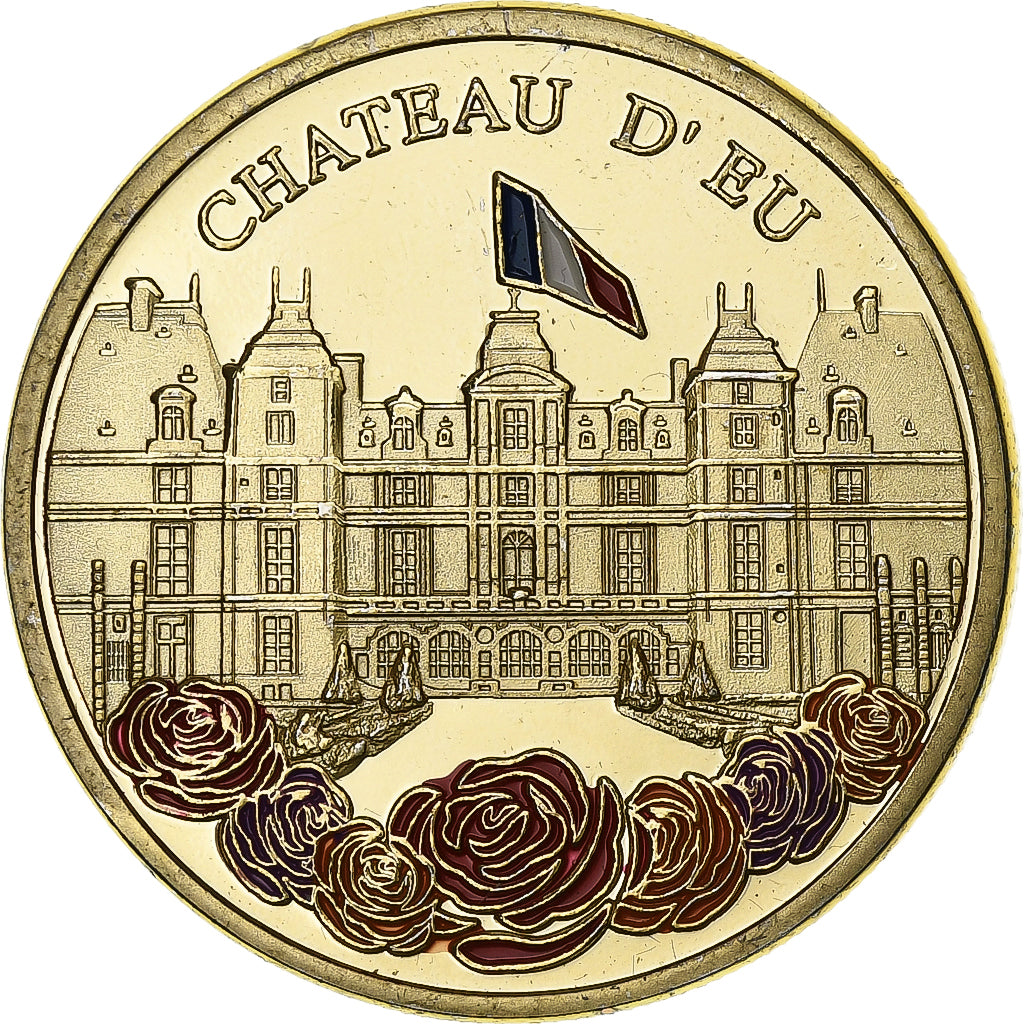 Francja, Token, Le Château d'Eu, Miedzionikiel Aluminium, Souvenirs et