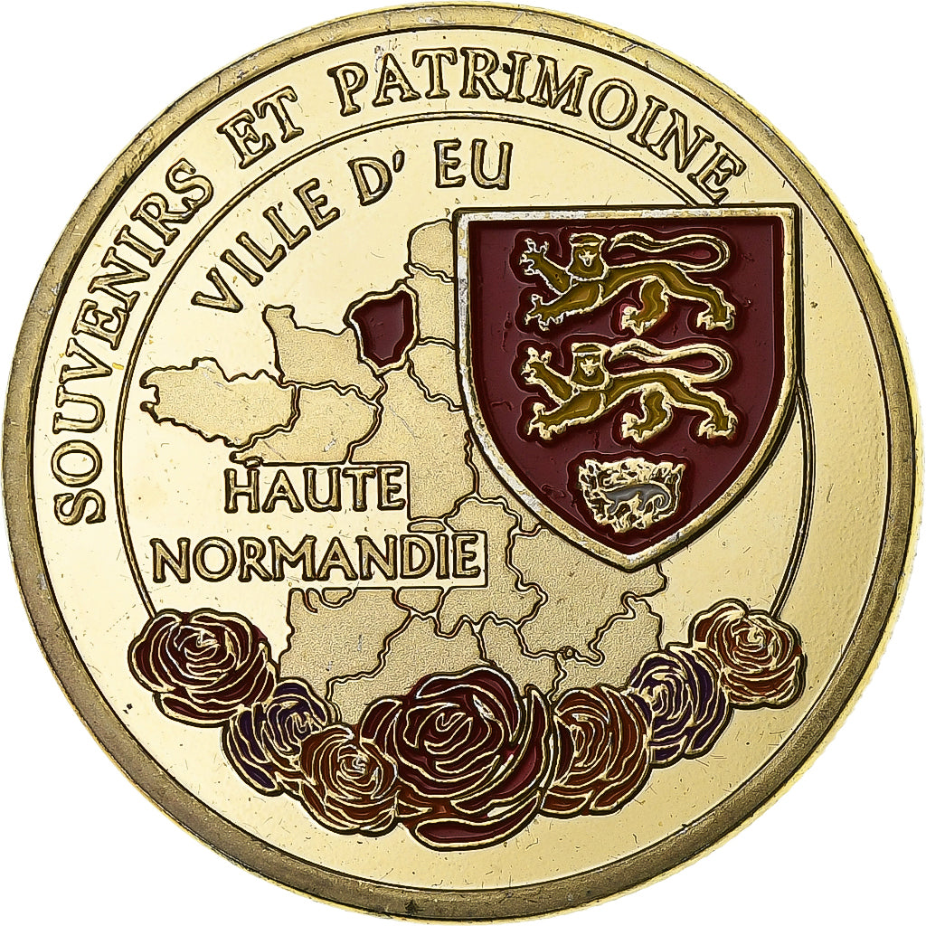 Francja, Token, Le Château d'Eu, Miedzionikiel Aluminium, Souvenirs et
