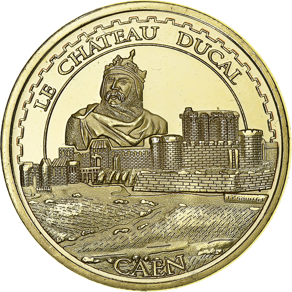 Francia, ficha, Caen - Château ducal, Rame-nichel-alluminio, Souvenirs et