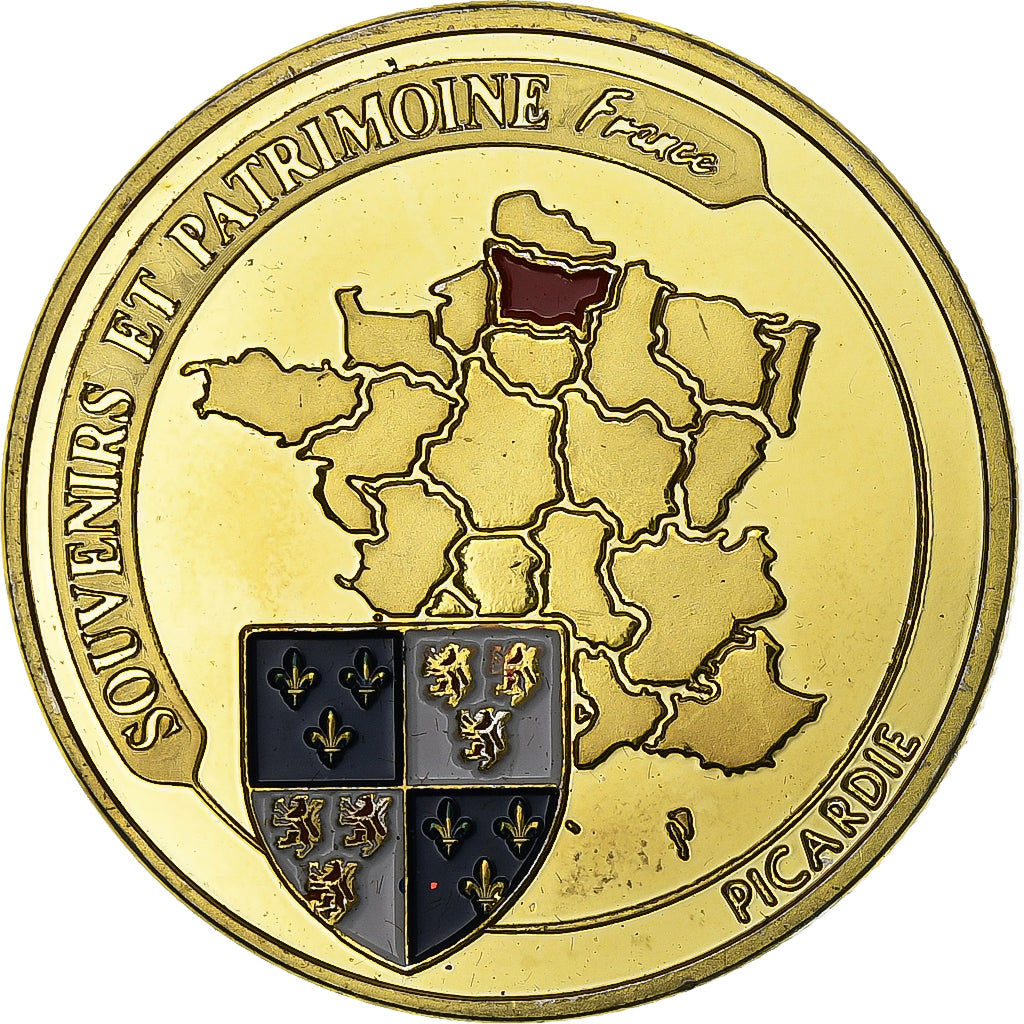 Francia, ficha, 80/ Mers-les-Bains, Rame-nichel-alluminio, Souvenirs et