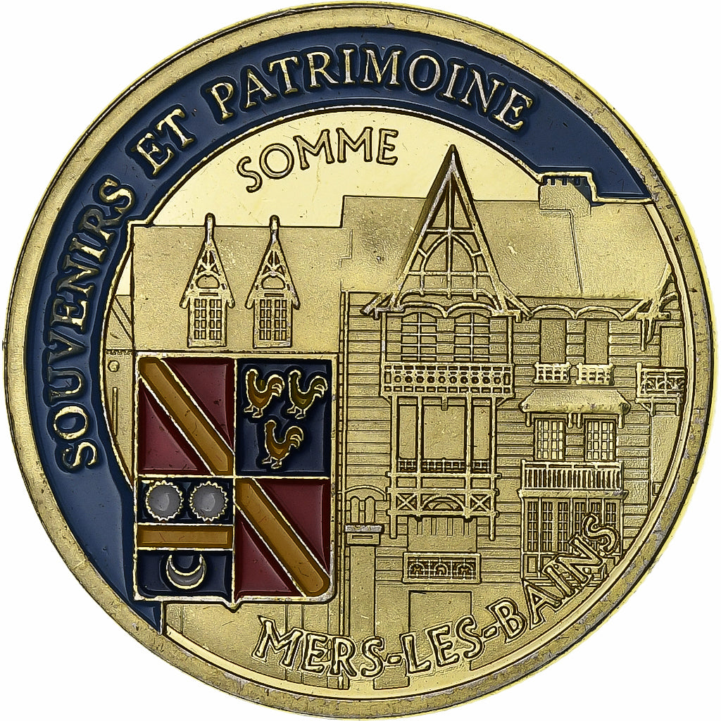 France, Token, 80/ Mers-les-Bains, Copper-nickel Aluminium, Souvenirs et