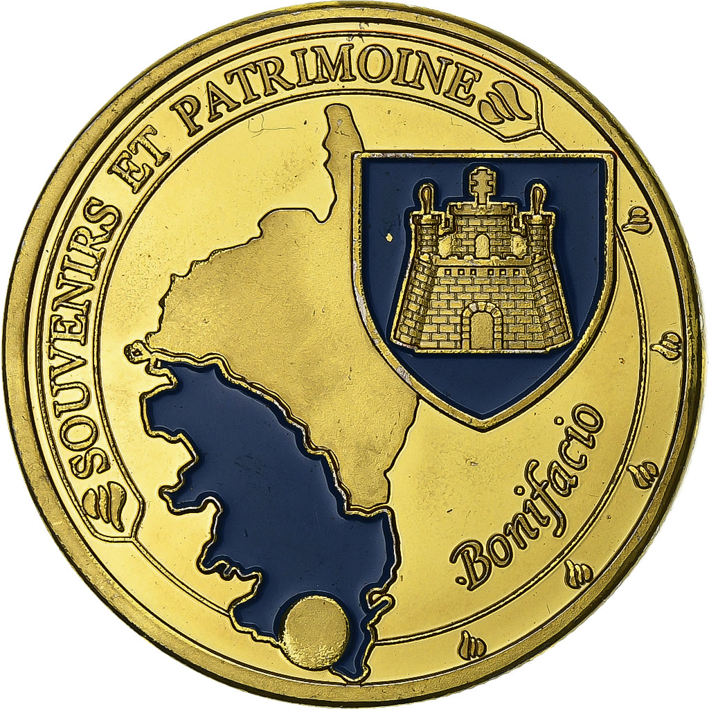 France, Token, Corse, Bonifacio, Copper-nickel Aluminium, Souvenirs et