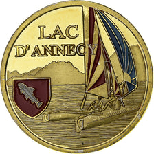 Francja, Token, Le Lac d'Annecy, Miedzionikiel Aluminium, Souvenirs et
