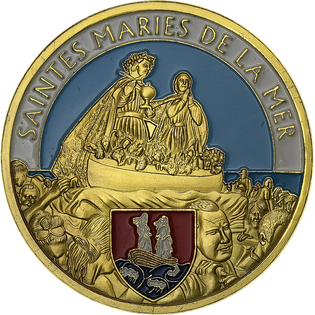 Frankreich, betaalpenning, Les Saintes Maries de la Mer, Copper-nickel