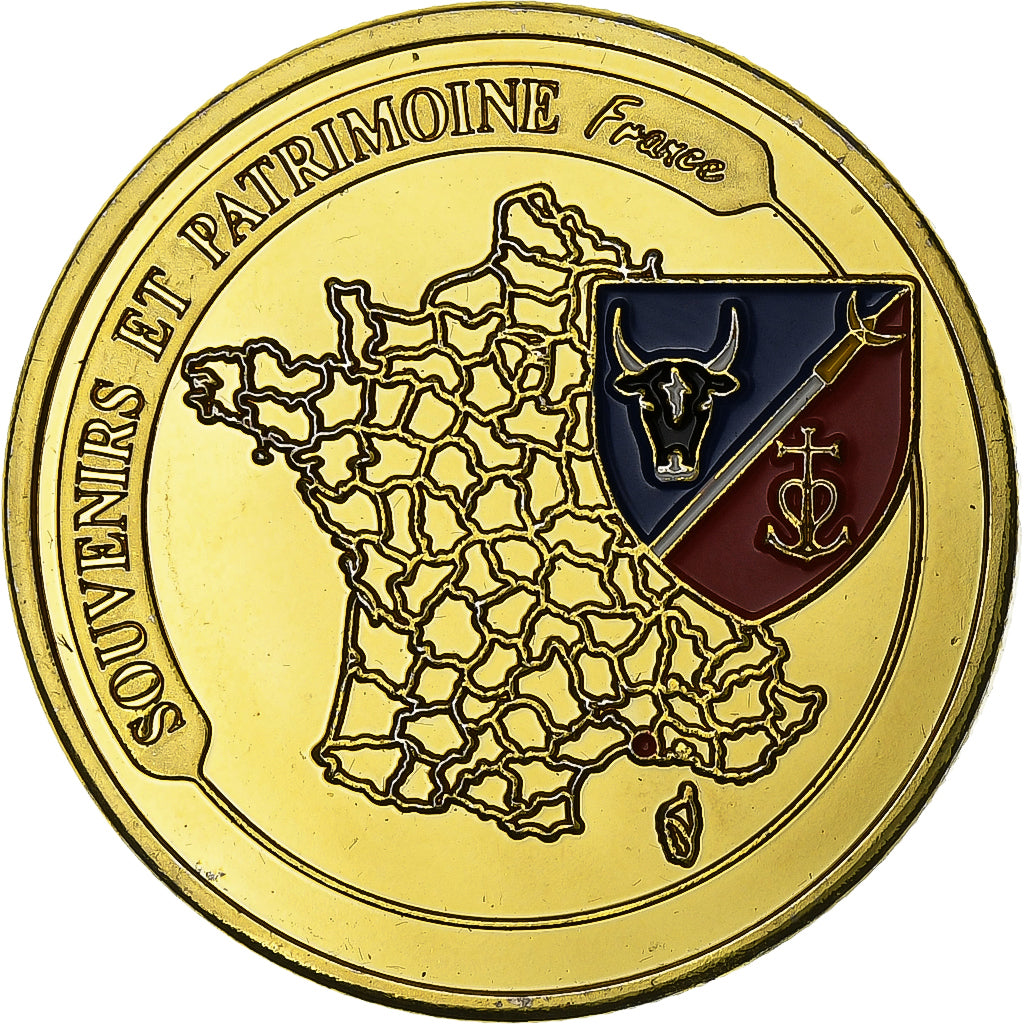 Frankreich, betaalpenning, Les Saintes Maries de la Mer, Copper-nickel