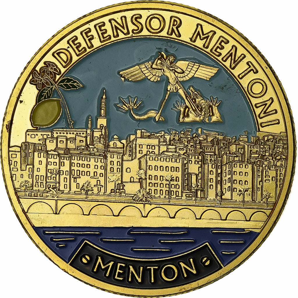 Frankrijk, Token, Côte d'Azur - Menton, Copper-nickel Aluminium, Souvenirs et