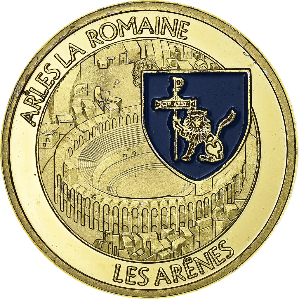 Francia, ficha, Arles - Les Arènes, Rame-nichel-alluminio, Souvenirs et