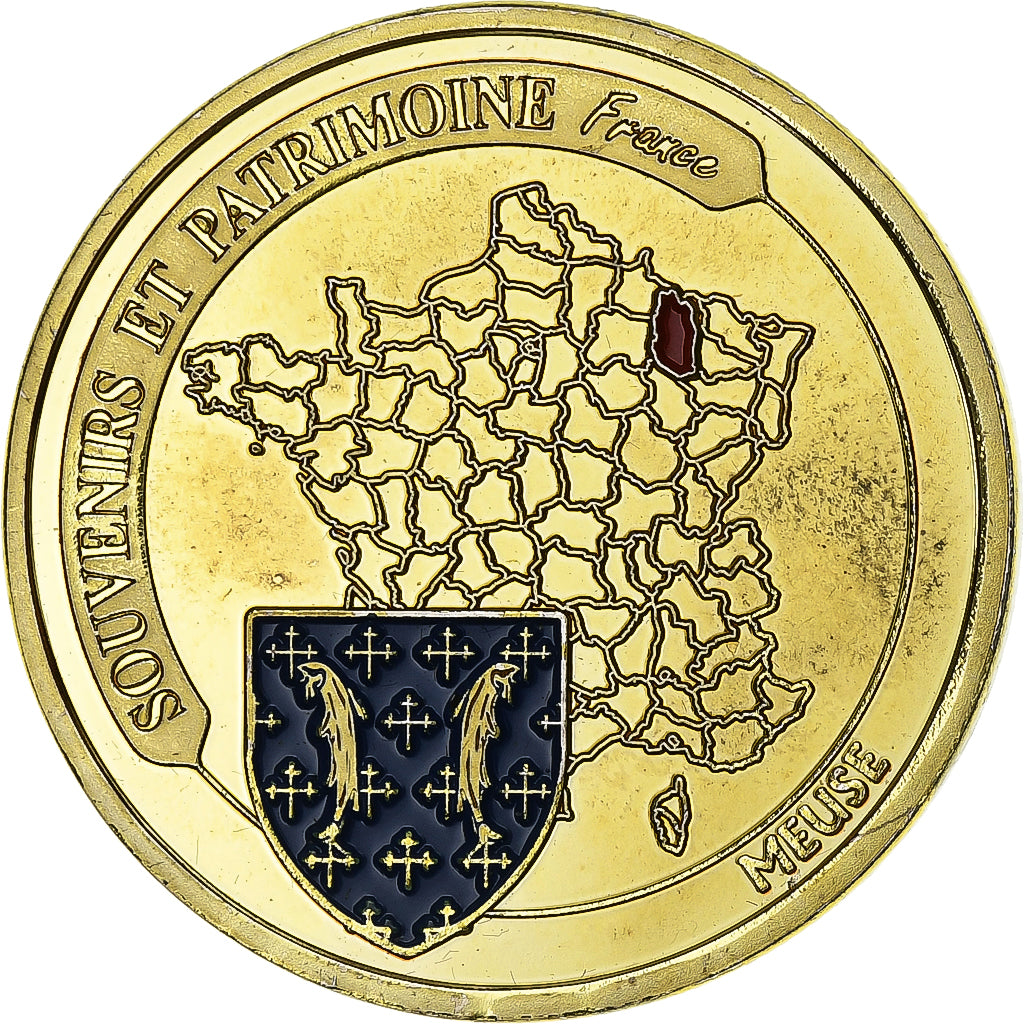 França, Token, Fort de Vaux - Meuse, Cuproníquel Alumínio, Souvenirs et