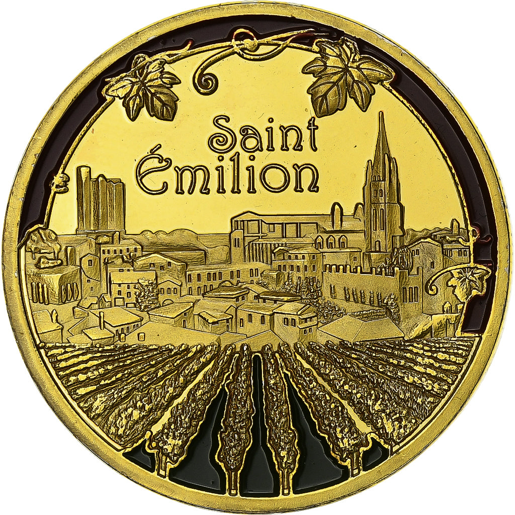 França, Token, Saint Emilion - Eglise, Cuproníquel Alumínio, Souvenirs et