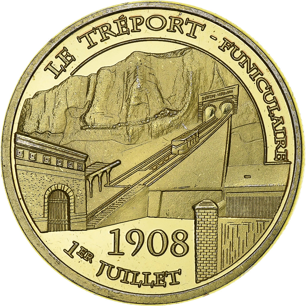 Frankreich, betaalpenning, 76/ Le Tréport - Funiculaire, Copper-nickel