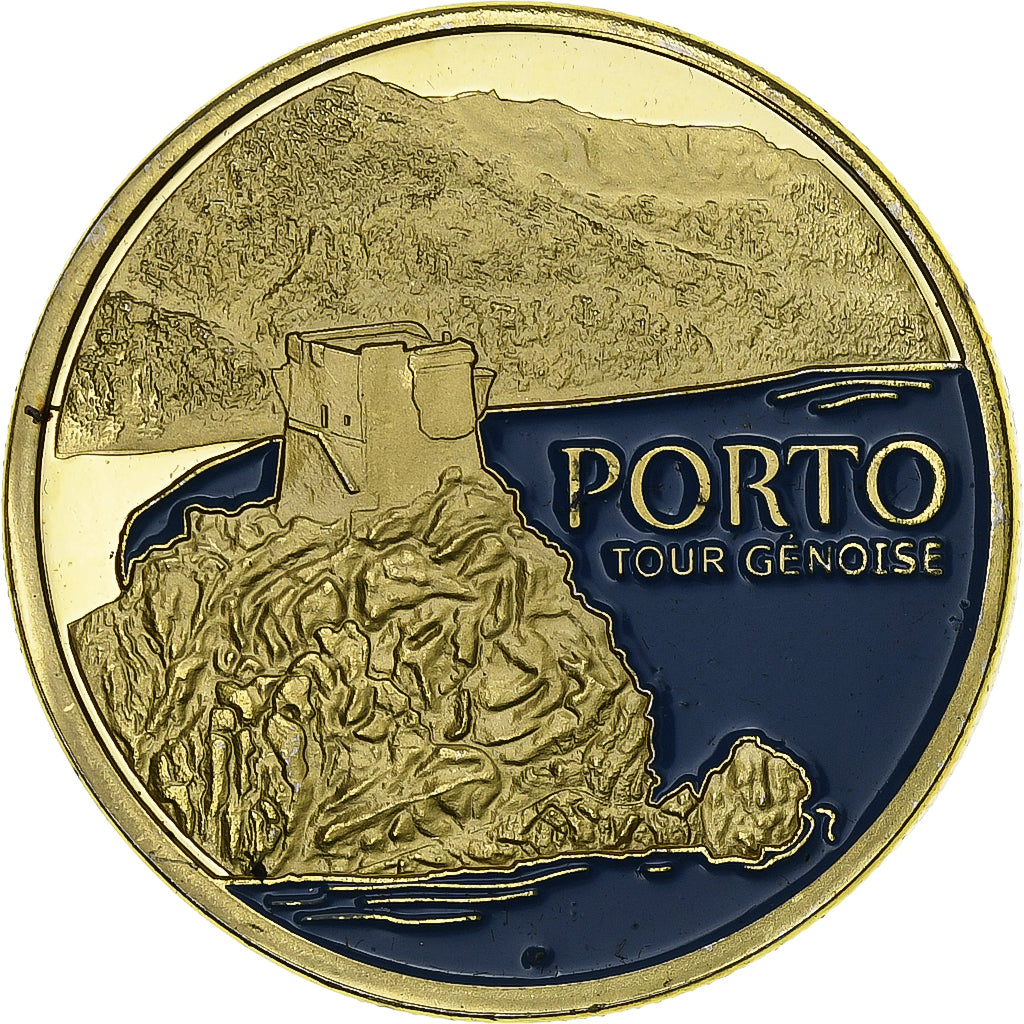 Francia, ficha, Porto, Tour Génoise, Rame-nichel-alluminio, Souvenirs et