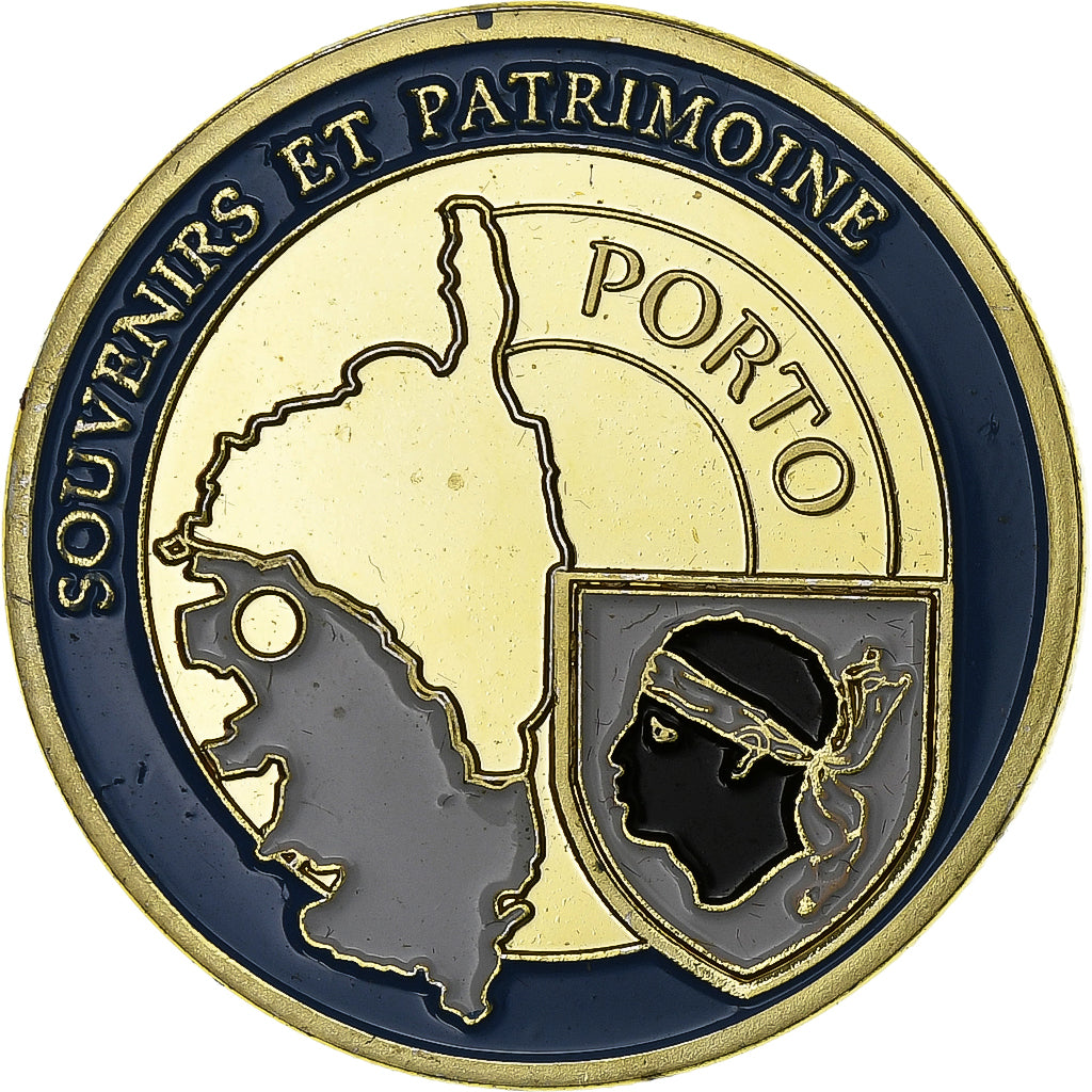 Francia, ficha, Porto, Tour Génoise, Rame-nichel-alluminio, Souvenirs et