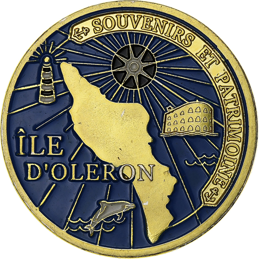 Francja, Token, Ile d'Oléron, Miedzionikiel Aluminium, Souvenirs et Patrimoine