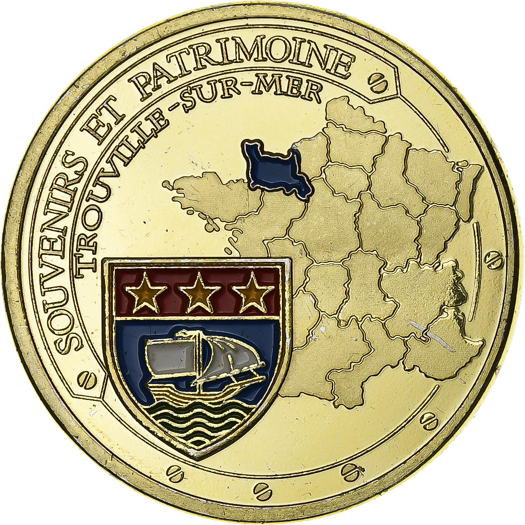 France, Jeton, Trouville-sur-Mer - La Poissonnerie, Cupro-nickel Aluminium, SUP